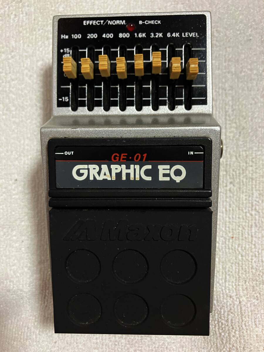 Maxon GE-01 グラフィックイコライザー Maxon GE-01 GRAPHIC EQ グラフィックイコライザー|Yahoo