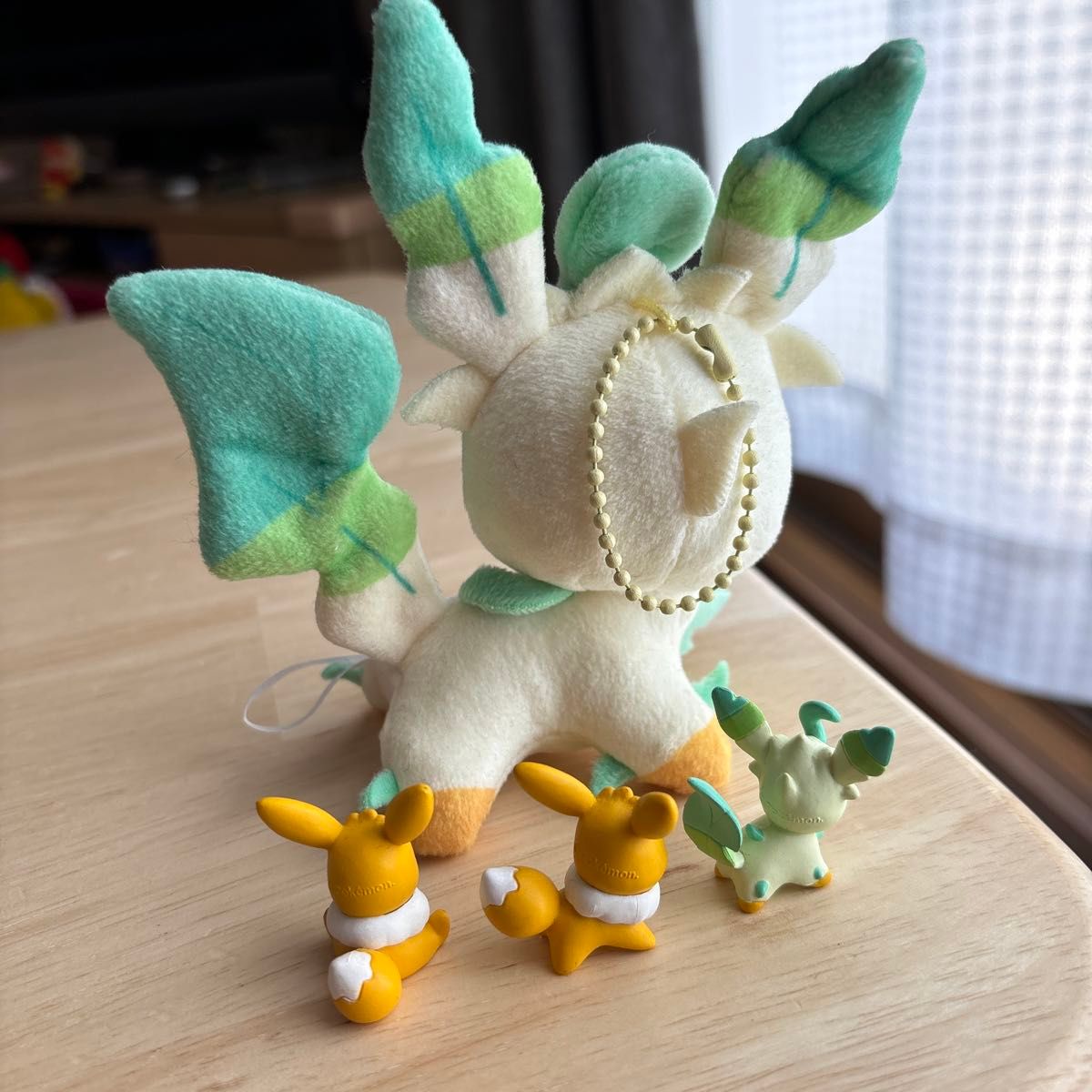 ミックスオレ リーフィア マスコット ぬいぐるみ キーホルダー ミックスオレ リーフィア マスコット ぬいぐるみ キーホルダー