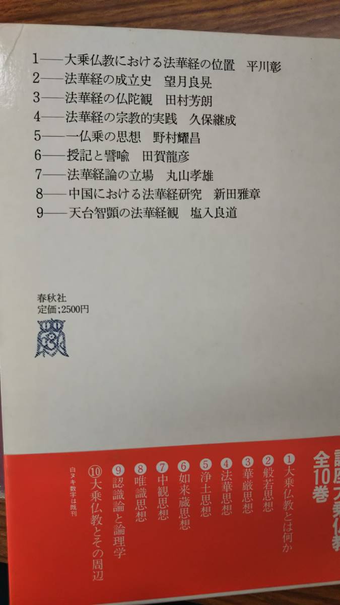 講座 大乗仏教 全10巻揃い 平川 彰 高崎直道 梶山雄一 袴谷憲昭 全巻函付き 書き込み無しの未読美本 7冊帯 春秋社 分売不可 Product Details Yahoo Auctions Japan Proxy Bidding And Shopping Service From Japan 講座 大乗仏教 全10巻揃い 平川 彰 高崎直道 梶山雄一 袴谷憲昭 全巻函付き 書き込み無しの未読美本 7冊帯 春秋社 分売不可 Product Details Yahoo Auctions Japan Proxy Bidding And Shopping Service From Japan