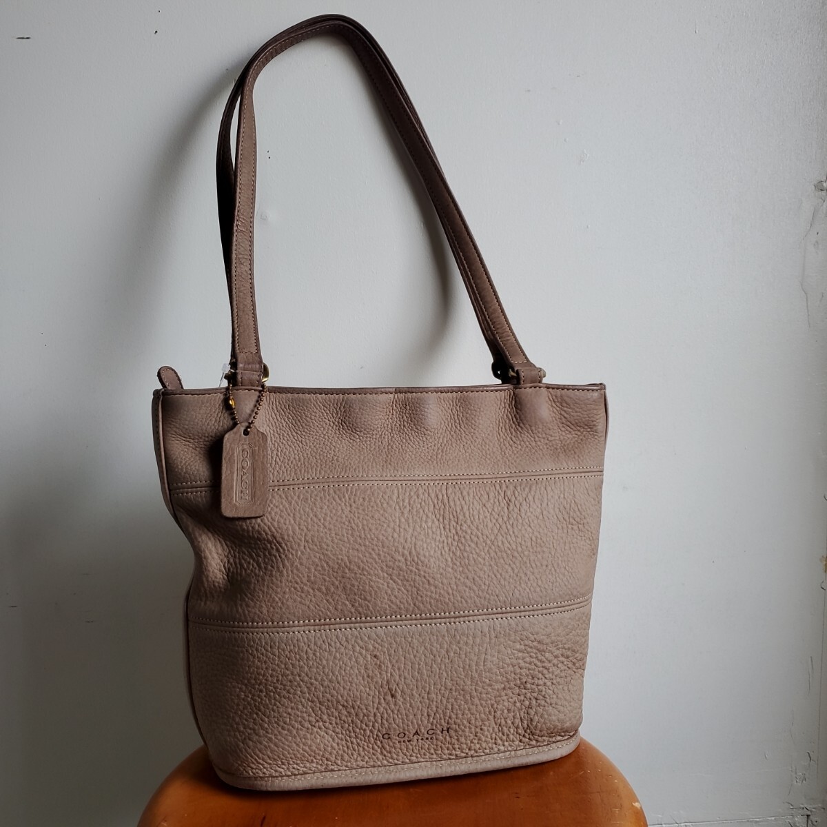 949 USA製 コーチ COACH シボ革 トートバッグ No H8C-4393 949 USA製 コーチ COACH シボ革 トートバッグ No H8C-4393