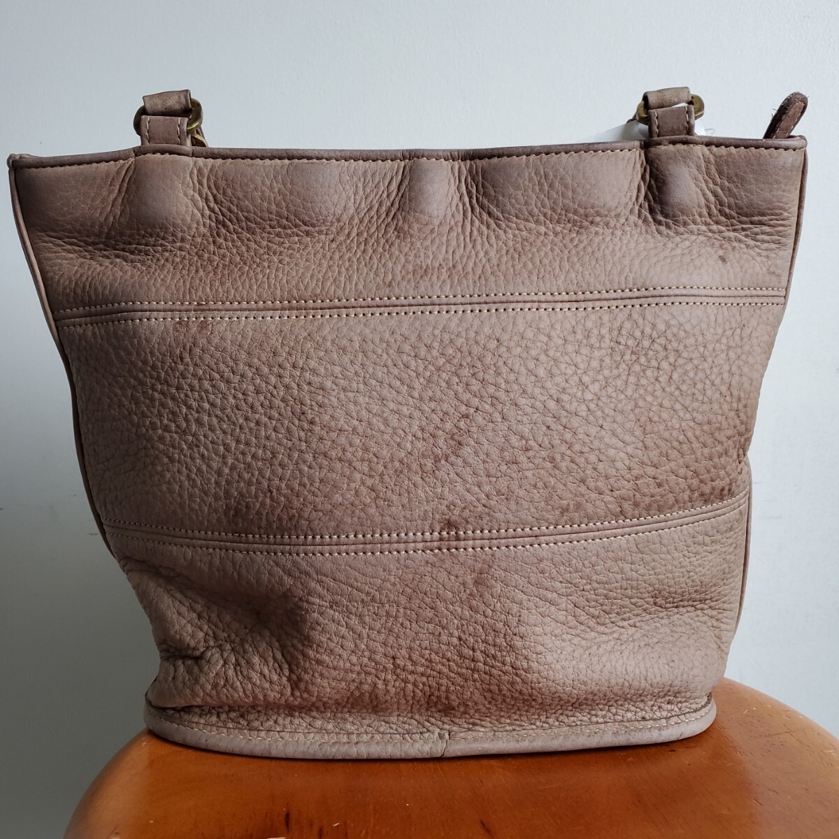 949 USA製 コーチ COACH シボ革 トートバッグ No H8C-4393 949 USA製 コーチ COACH シボ革 トートバッグ No H8C-4393
