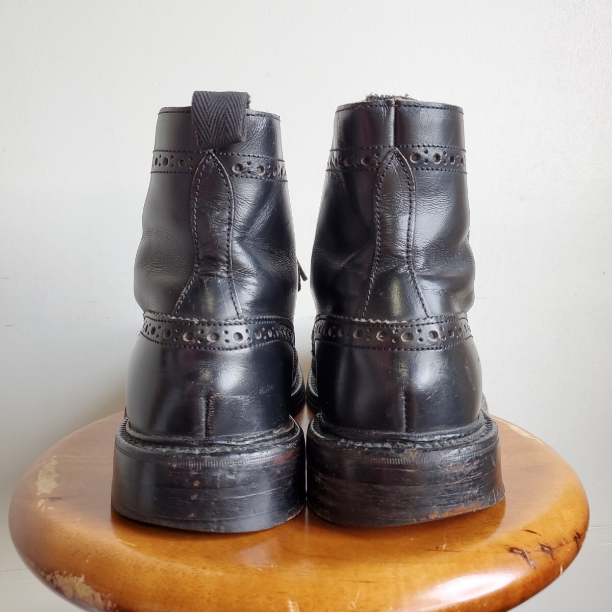 333 【UK8-5】トリッカーズ Tricker's カントリーブーツ 黒 26 5 333 【UK8-5】トリッカーズ Tricker's カントリーブーツ 黒 26 5
