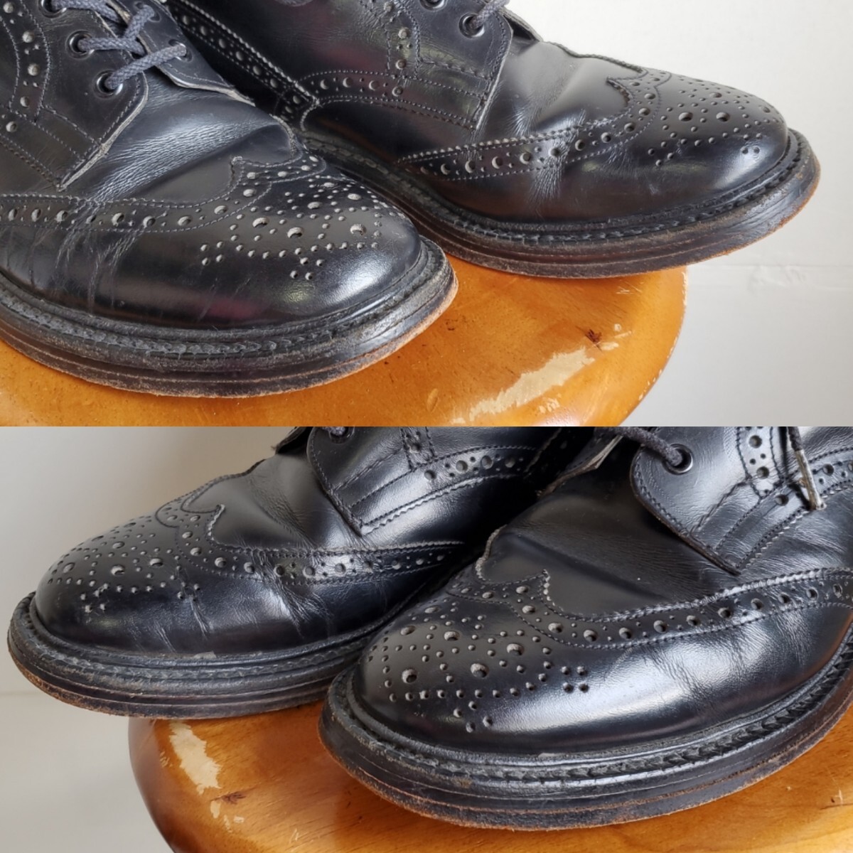 333 【UK8-5】トリッカーズ Tricker's カントリーブーツ 黒 26 5 333 【UK8-5】トリッカーズ Tricker's カントリーブーツ 黒 26 5