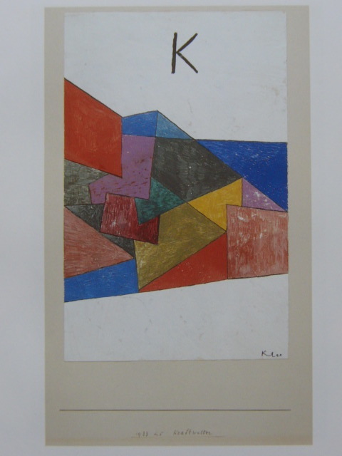 パウル・クレー Paul Klee 【快晴】 希少な画集画 状態良好 新品額装付 送料無料 海外画家
