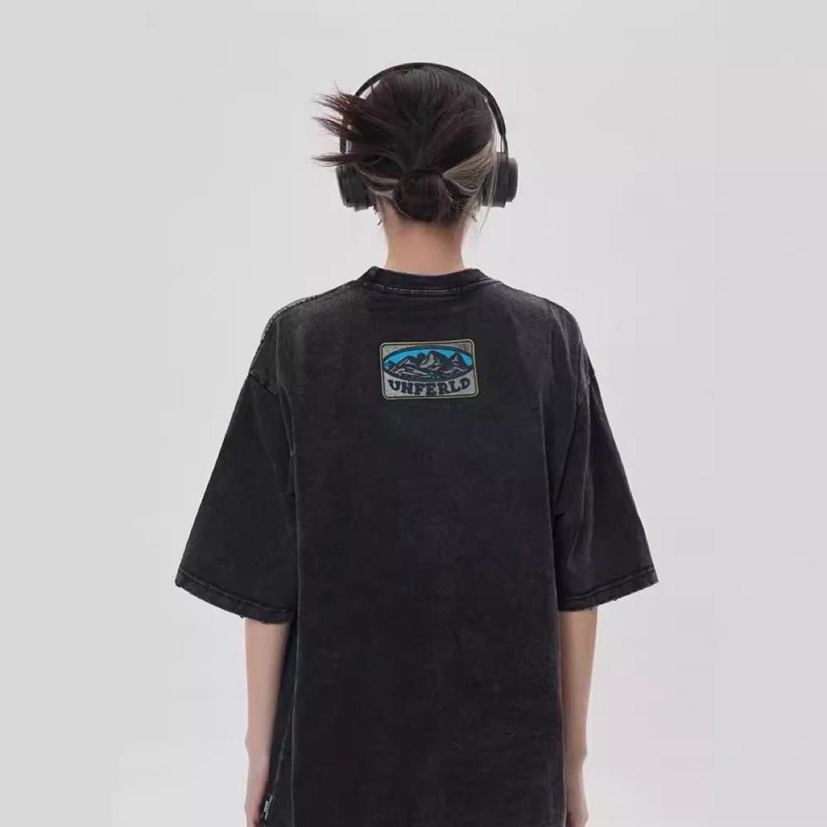 ヴィンテージ加工 バンド Tシャツ ブラック L 地底人オンライン ヴィンテージ加工 バンド Tシャツ ブラック L 地底人オンライン