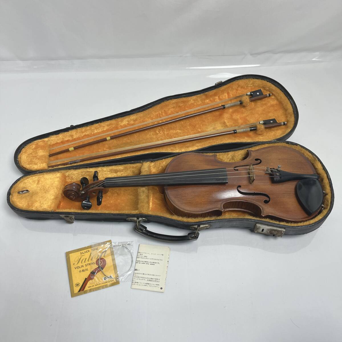 希少 レア JOSEPH M SH IZUTSU 1971年 バイオリン 1/2弦楽器 希少 レア JOSEPH M SH IZUTSU 1971年 バイオリン 1/2弦楽器