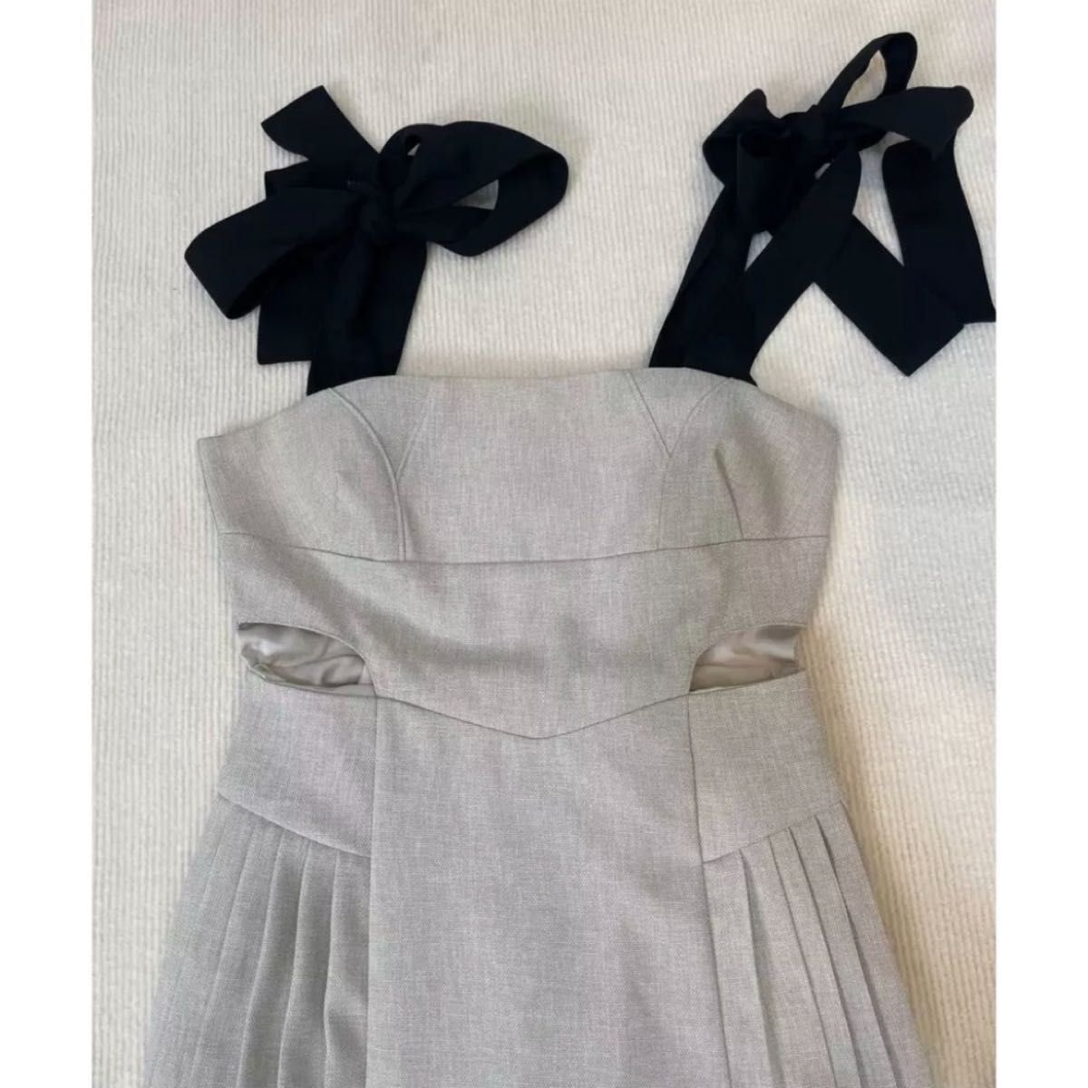 アンドマリー Ann ribbon pleats dress andmary andmary アンドマリー Ann ribbon pleats dress andmary andmary