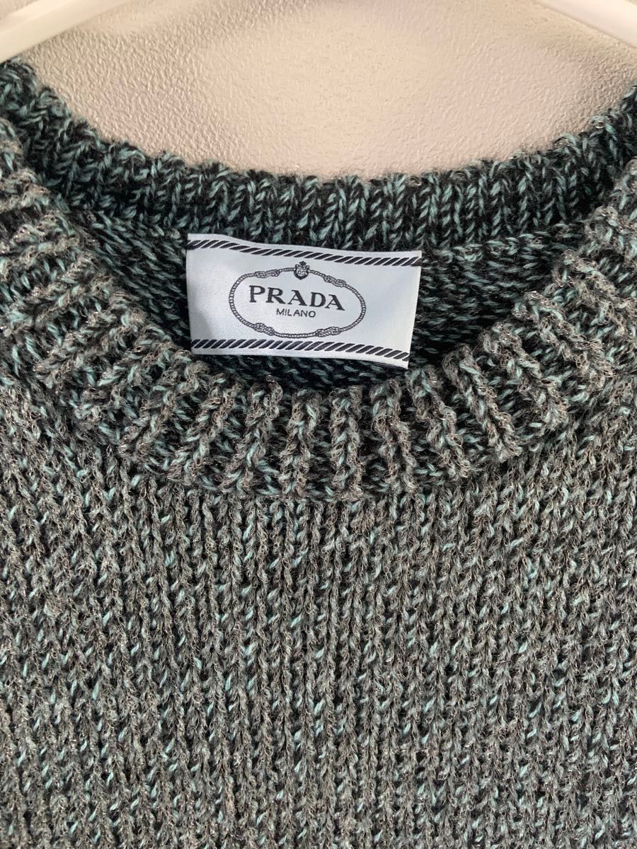 PRADA プラダ ニット セーター レディース 送料無料 半袖 クルー PRADA プラダ ニット セーター レディース 送料無料 半袖 クルー