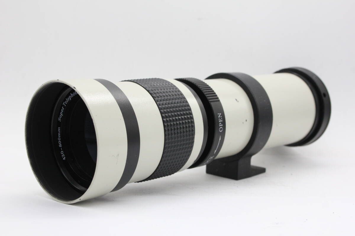 返品保証】 Super Telephoto 420-800mm 三脚座付き 望遠レンズ 返品保証】 Super Telephoto 420-800mm 三脚座付き 望遠レンズ
