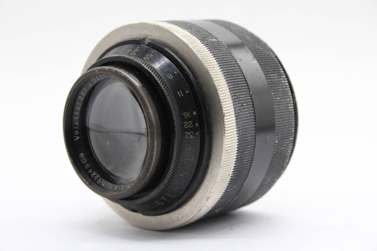 [ goods with special circumstances ]fok trenda -Voigtlander Sohn A-G Heliar 13.5cm F4.5 lens v3851