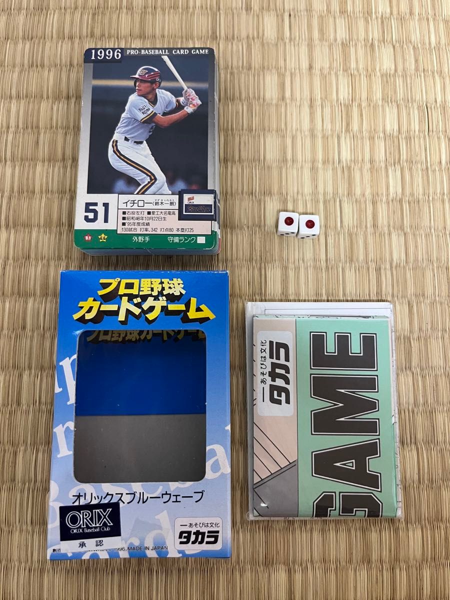 タカラ プロ野球ゲーム 96年 オリックスブルーウェーブ