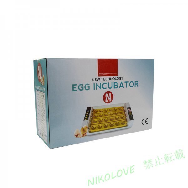  new goods automatic . egg vessel in kyu Beta -LED liquid crystal 24 sheets chicken ....uzla... duck high capacity .. vessel birds full automation digital temperature control equipment LB674