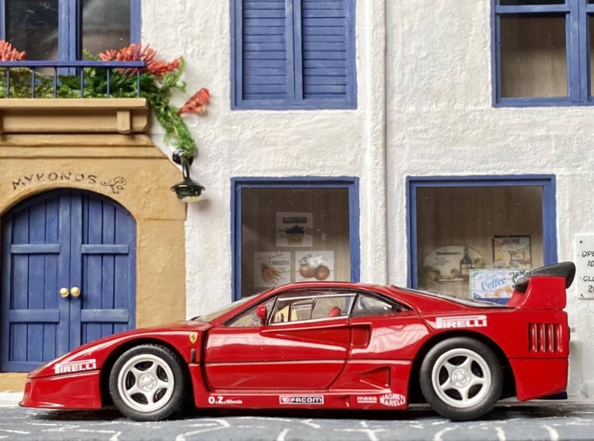1/43 Ferrari F40 Racing LM/Competizione ◆ Nicola Materazzi - Pininfarina Design, 2936 Twin Turbo V8 ◆ フェラーリ アシェット