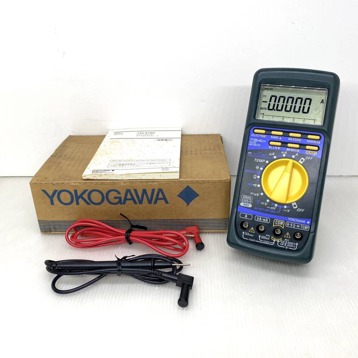 レア 高精度 デジタルマルチメータ YOKOGAWA 734-01 横河電機 レア 高精度 デジタルマルチメータ YOKOGAWA 734-01 横河電機