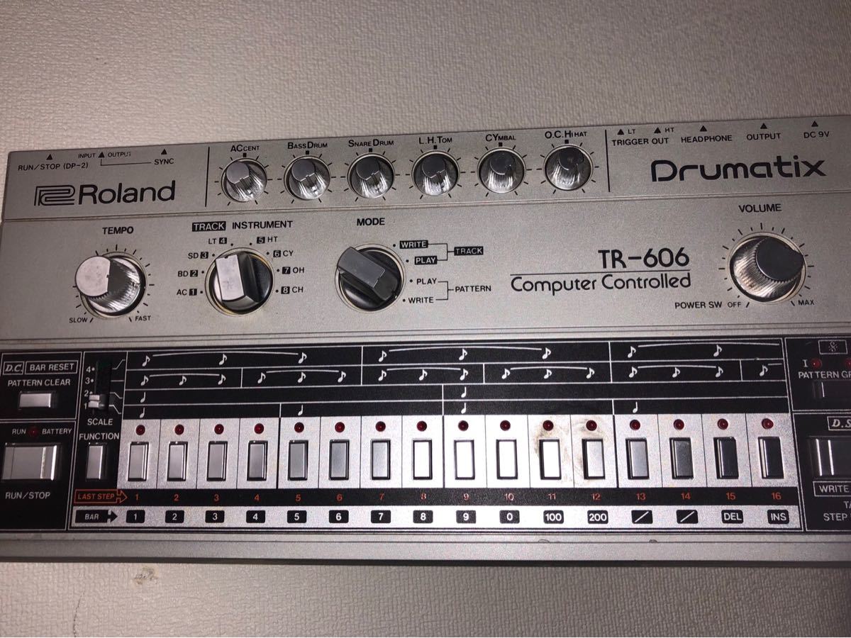 Roland Drumatix TR-606 rhythm machine Roland junk treatment 