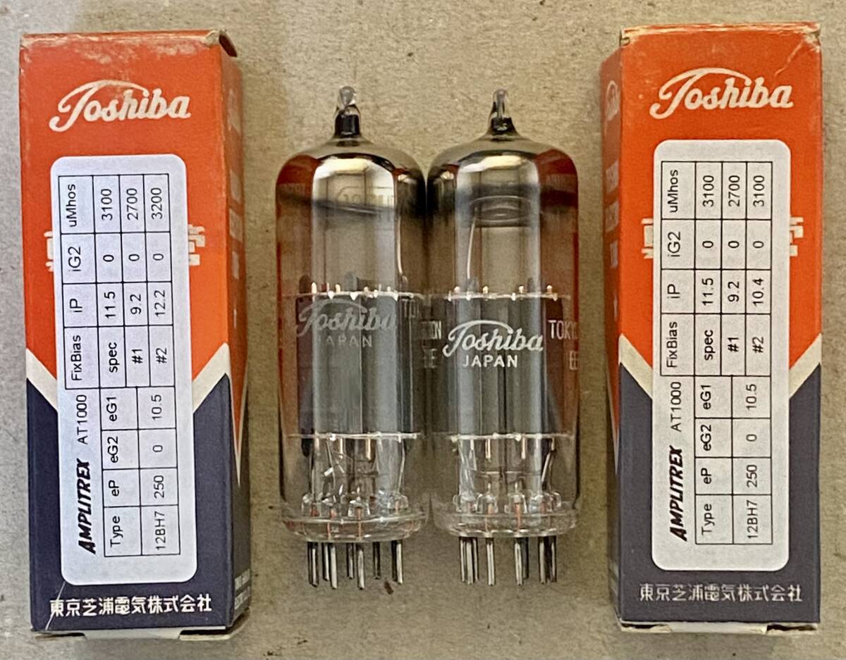 #USED37951# Toshiba 12BH7A original box go in 2 pcs set 