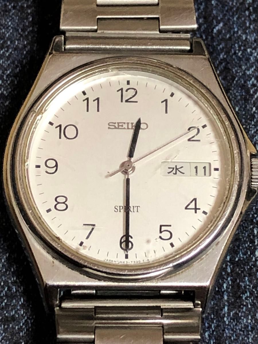 1991年製造 セイコー SEIKO スピリット SPIRIT 稼働品 クォーツ 1991年製造 セイコー SEIKO スピリット SPIRIT 稼働品 クォーツ