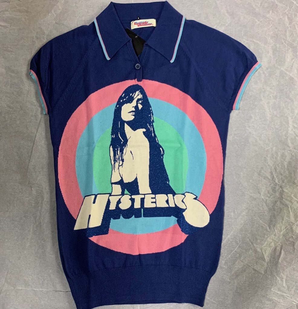 HYSTERIC GLAMOUR ヒステリックグラマー ニットポロシャツ
