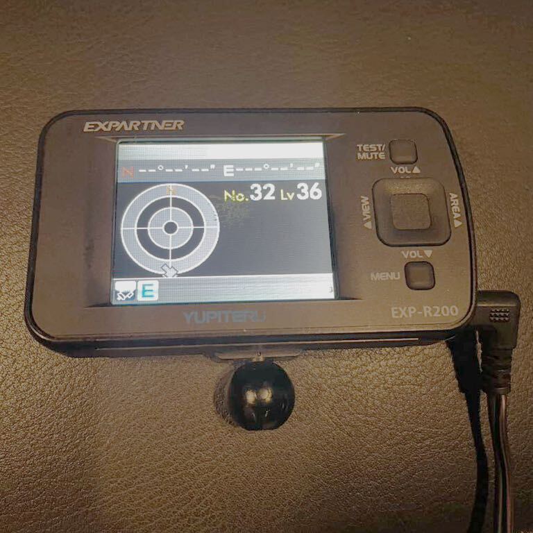 ユピテル GPSレーダー探知機 EXP-R200 動作確認済み