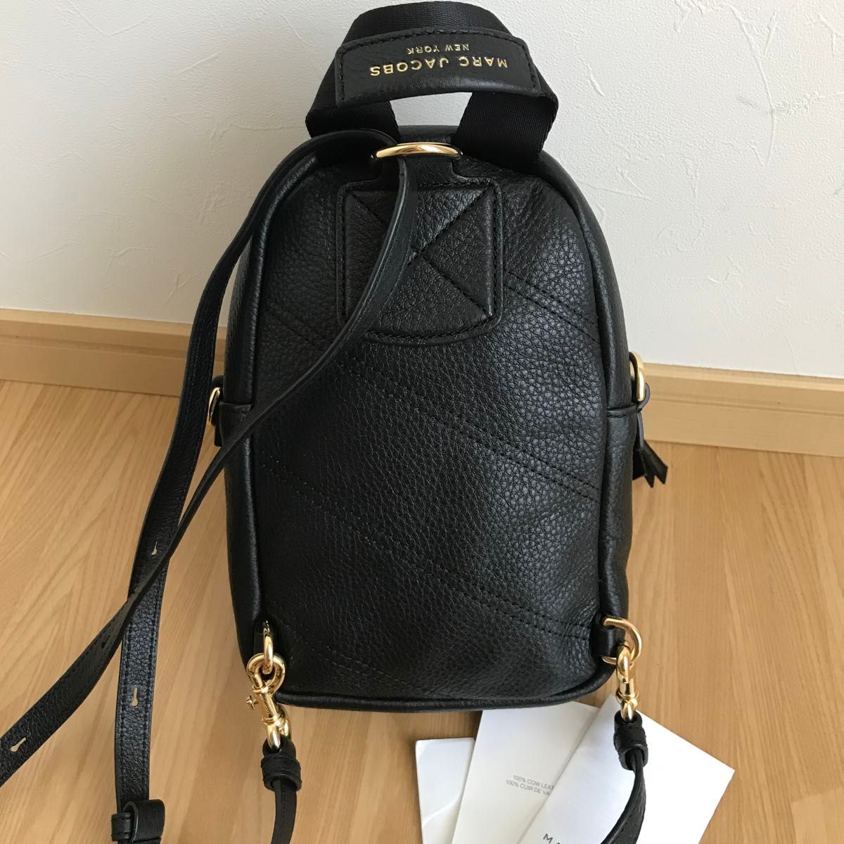 新品未使用 マークジェイコブス 2WAY レザー ミニリュック 新品未使用 マークジェイコブス 2WAY レザー ミニリュック