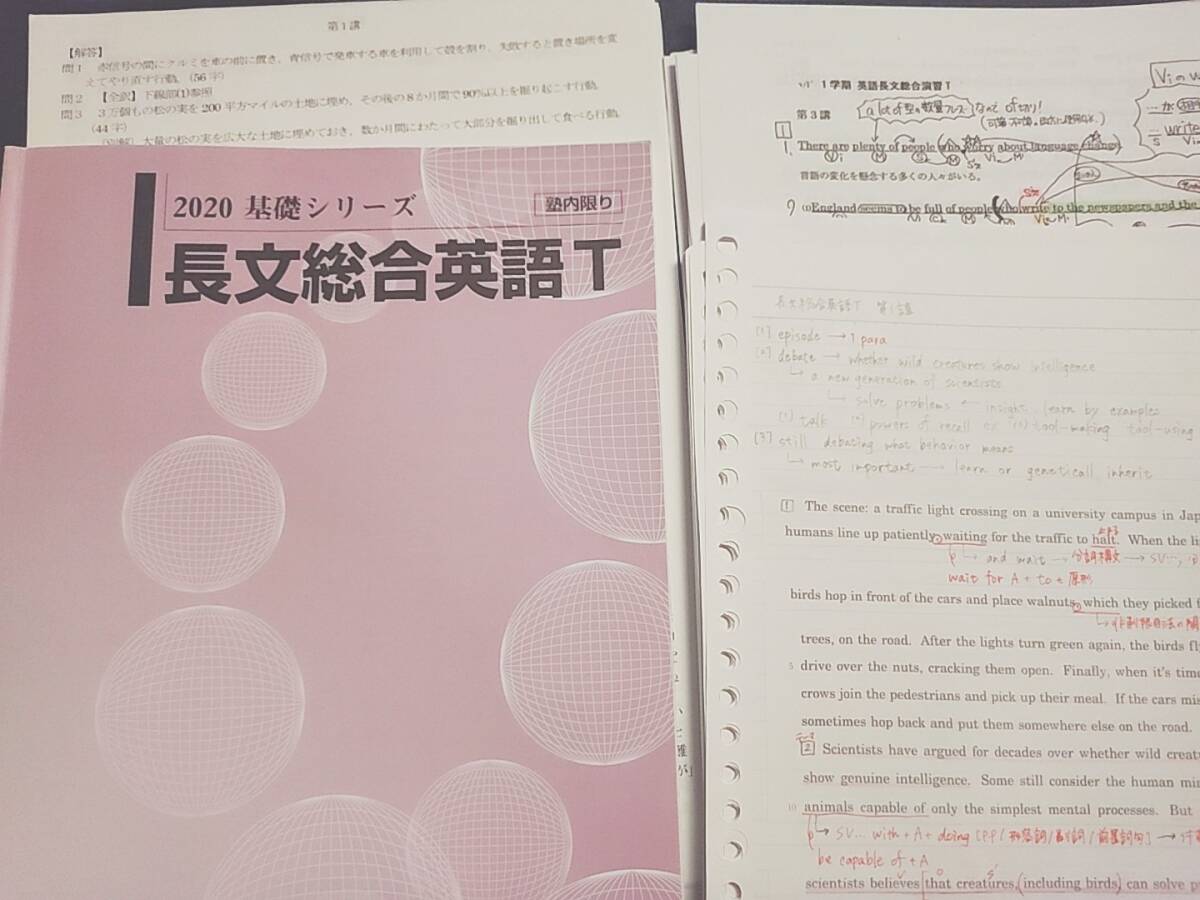 河合塾 登木健司先生 最新版 20年前期完結 長文総合英語T 河合塾 登木健司先生 最新版 20年前期完結 長文総合英語T