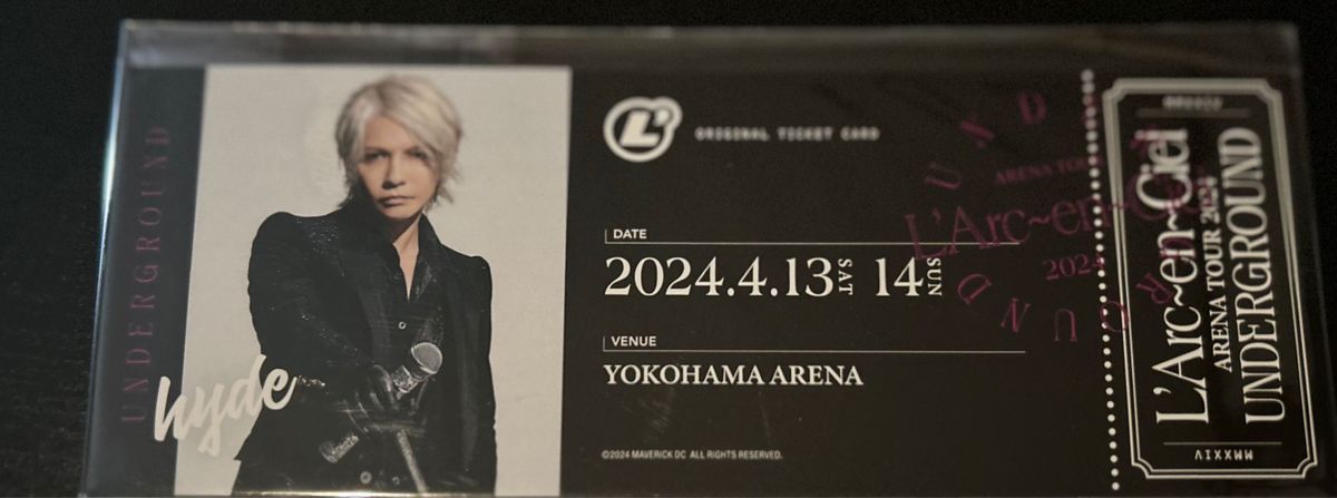 ラルク ラルくじ hyde 横浜シークレット ラルク ラルくじ シークレット hyde ピクチャーチケット 横浜 未