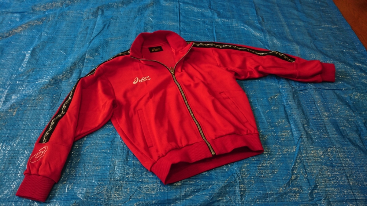  rare that day thing asics jersey outer garment XTT304 red Asics red 