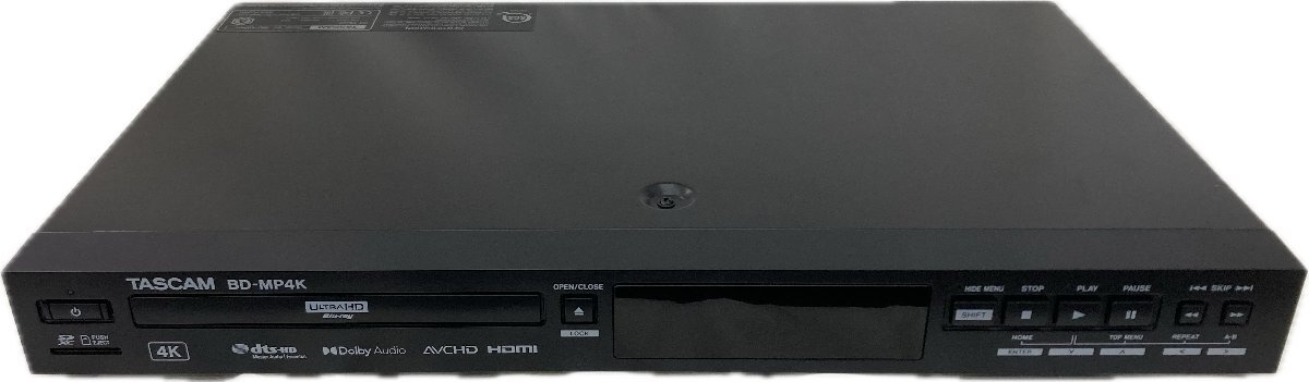 Yahoo!オークション - 【格安スタート】TASCAM BD-MP4K 4K UHD Yahoo!オークション - 【格安スタート】TASCAM BD-MP4K 4K UHD