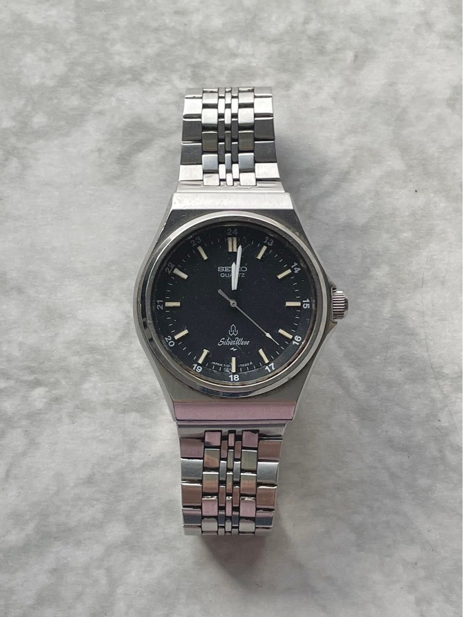 稼働】SEIKO セイコー シルバーウェーブ 80s ビンテージ 稼働】SEIKO セイコー シルバーウェーブ 80s ビンテージ