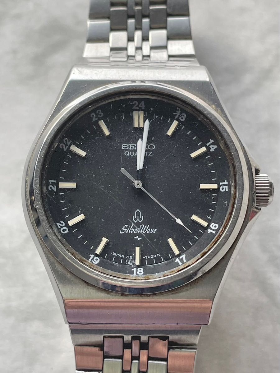 稼働】SEIKO セイコー シルバーウェーブ 80s ビンテージ 稼働】SEIKO セイコー シルバーウェーブ 80s ビンテージ