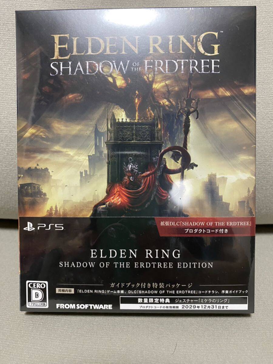 PS5ソフトELDEN RING SHADOW OF THE ERDTREE 新品