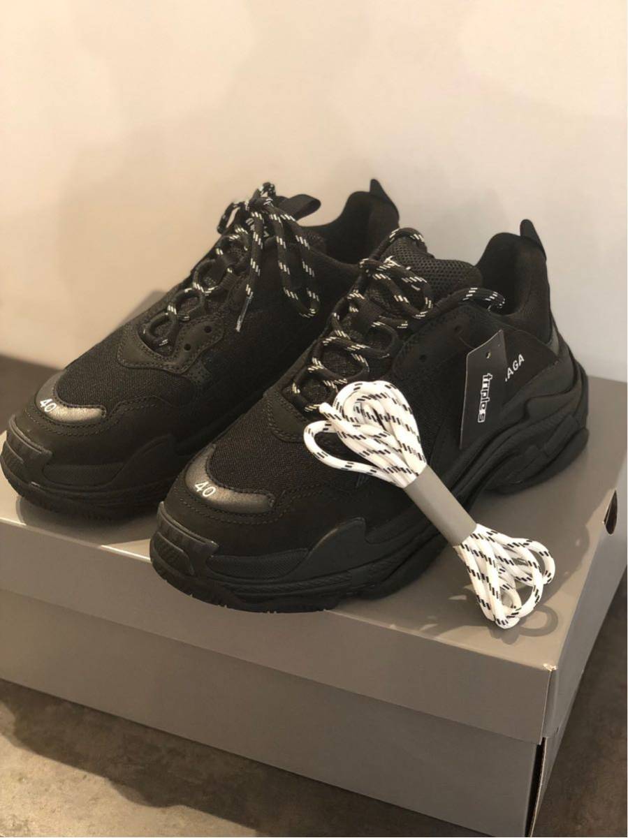 2019 New Balenciaga Triple S Sneaker Red HD On Foot