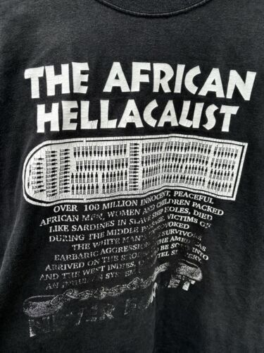 Yahoo!オークション - Vintage 90s The African Hellacaust Never Forg...