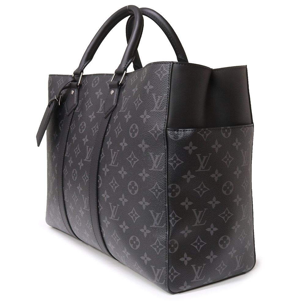 ( unused exhibition goods ) Louis Vuitton LOUIS VUITTONsak pra 24H shoulder handbag 2WAY monogram Eclipse black M46451