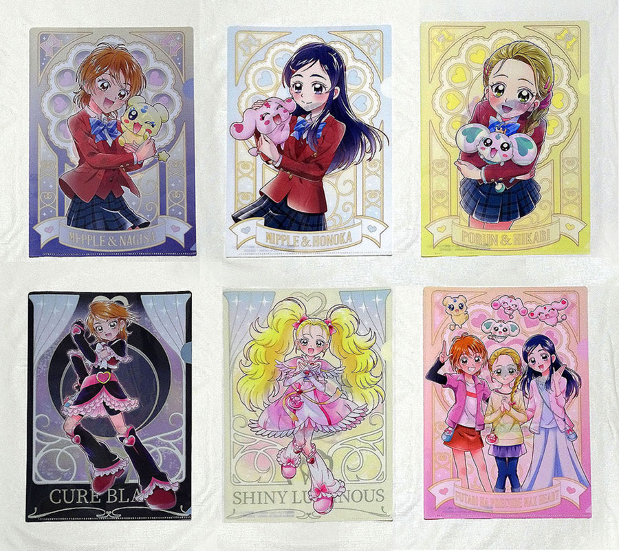★ふたりはプリキュアMaxHeart クリアファイル コレクション 20th Memorial★キュアブラック シャイニールミナス他★オールスターズb