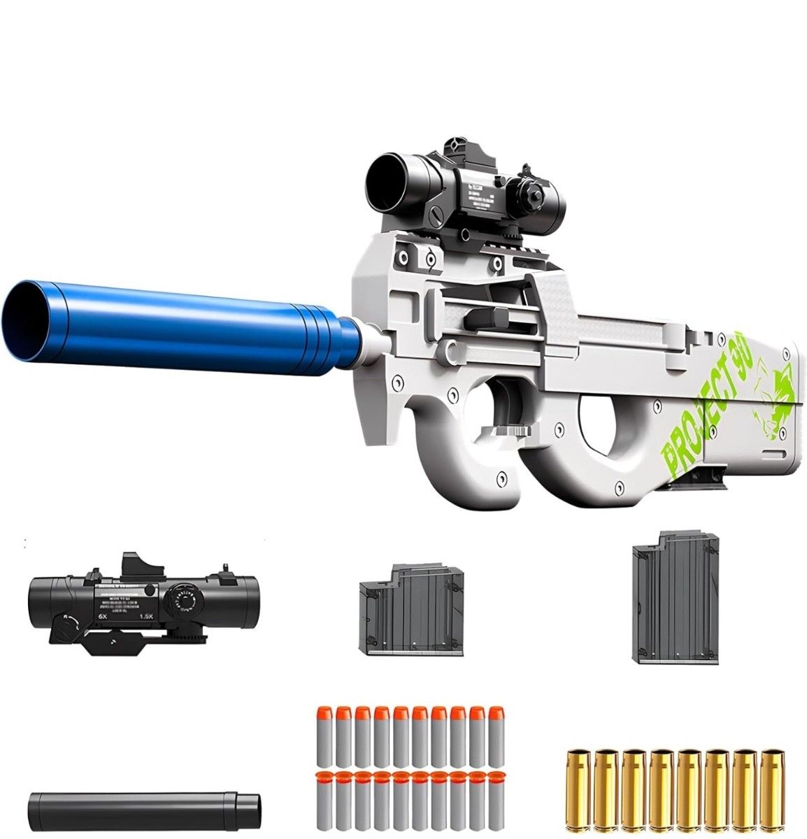 トイテック P90 EG (プロジェクト90 電動ガン) ビンテージ トイテック P90 EG (プロジェクト90 電動ガン) ビンテージ
