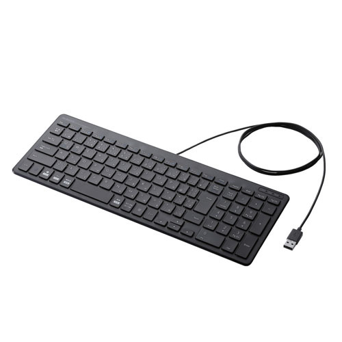  summarize profit Elecom wire compact keyboard Pantah graph type thin type black TK-FCP097BK x [2 piece ] /l