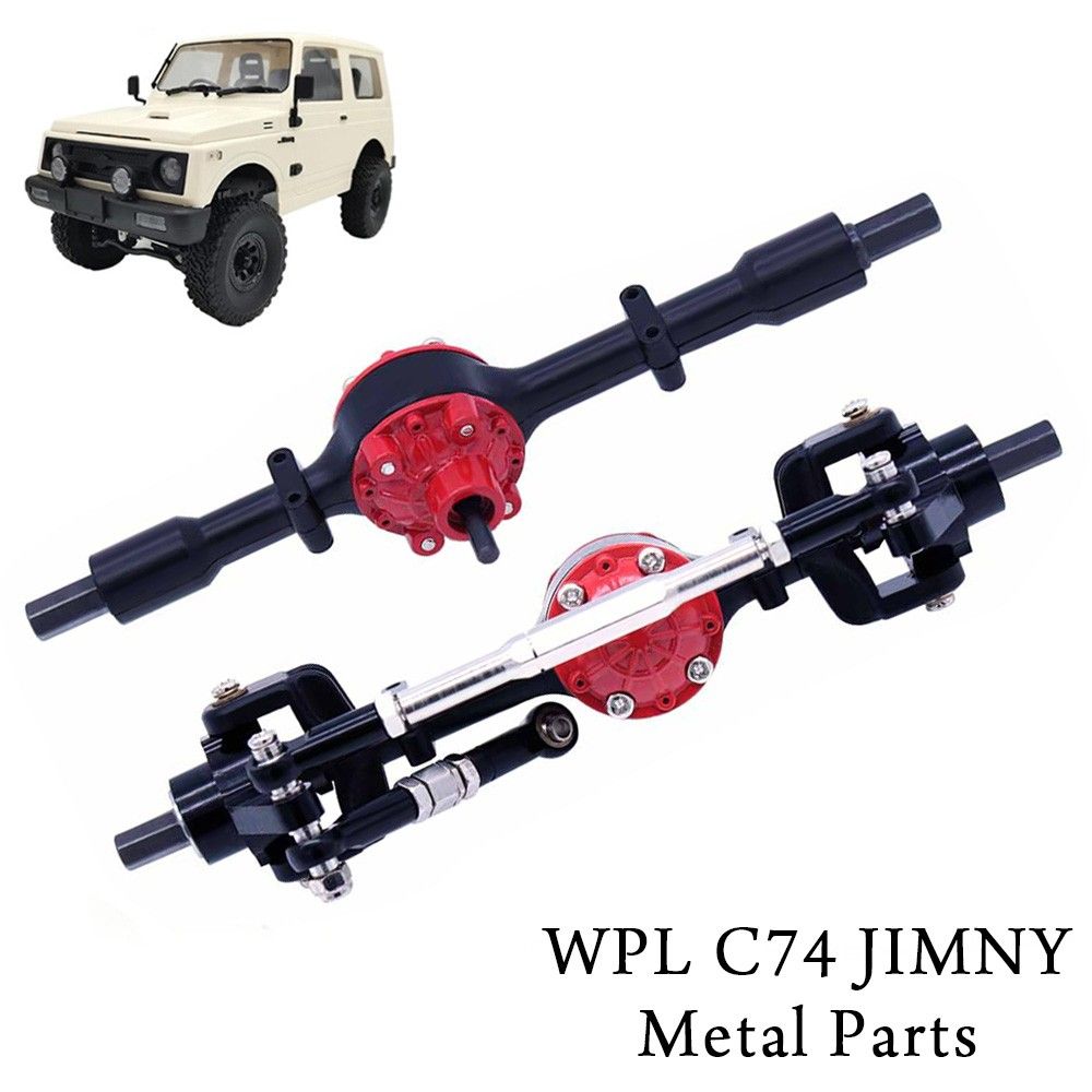 WPL C74 ジムニー等 金属製 前後メタルアクスル ブラック C54 WPL C74 ジムニー等 金属製 前後メタルアクスル ブラック C54