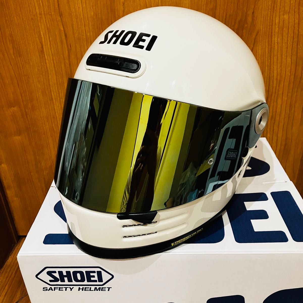 値下げ 美品 SHOEI グラムスター ゴールドミラー&クリア 値下げ 美品 SHOEI グラムスター ゴールドミラー&クリア