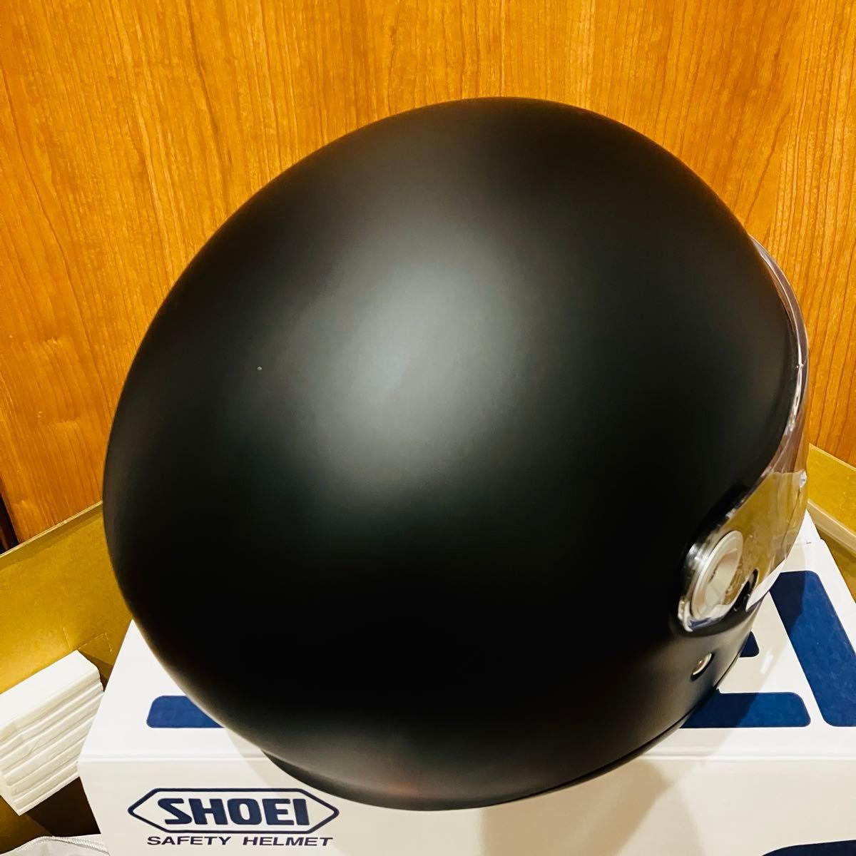 未使用に近い SHOEI グラムスター マットブラック Lサイズ 外箱 未使用に近い SHOEI グラムスター マットブラック Lサイズ 外箱