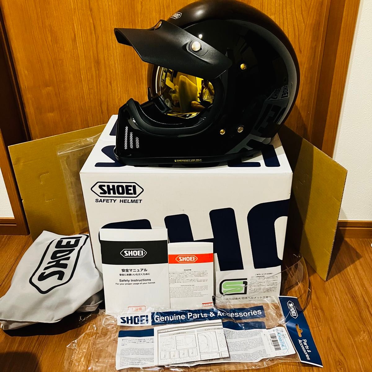 値下げ【ほぼ未使用】定価 66 000円 SHOEI EX-ZERO オプション 値下げ【ほぼ未使用】定価 66 000円 SHOEI EX-ZERO オプション