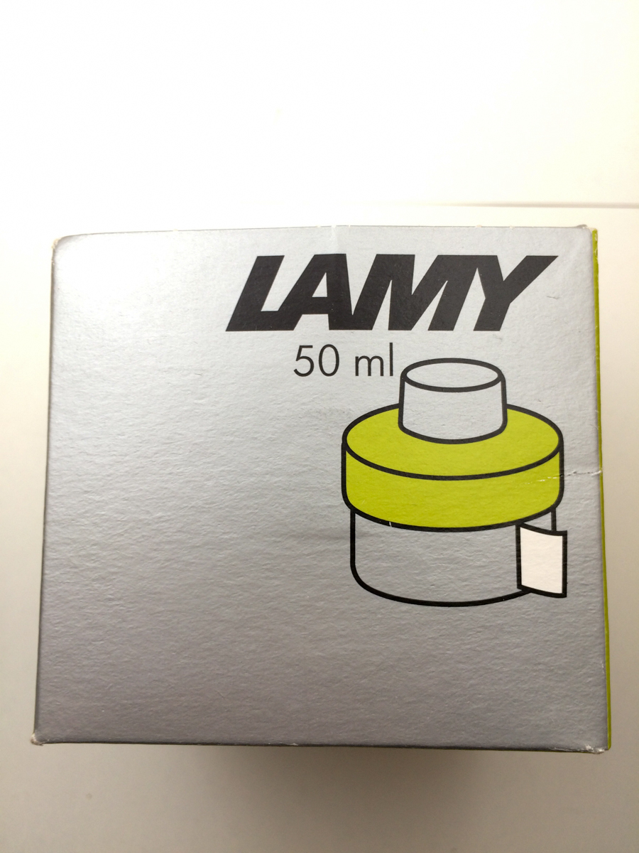 贅沢 LAMY 万年筆 インク ボトル 50ml ネオンライム 蛍光