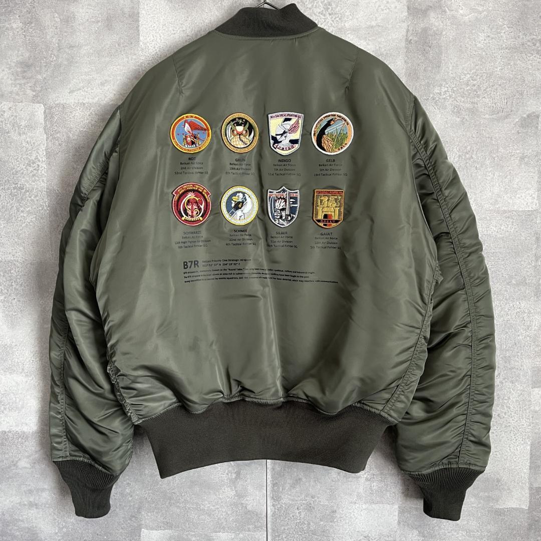 新品タグ付き M ALPHA INDUSTRIES×ACECOMBAT「MA-1 BELKAN AIR 新品タグ付き M ALPHA INDUSTRIES×ACECOMBAT「MA-1 BELKAN AIR