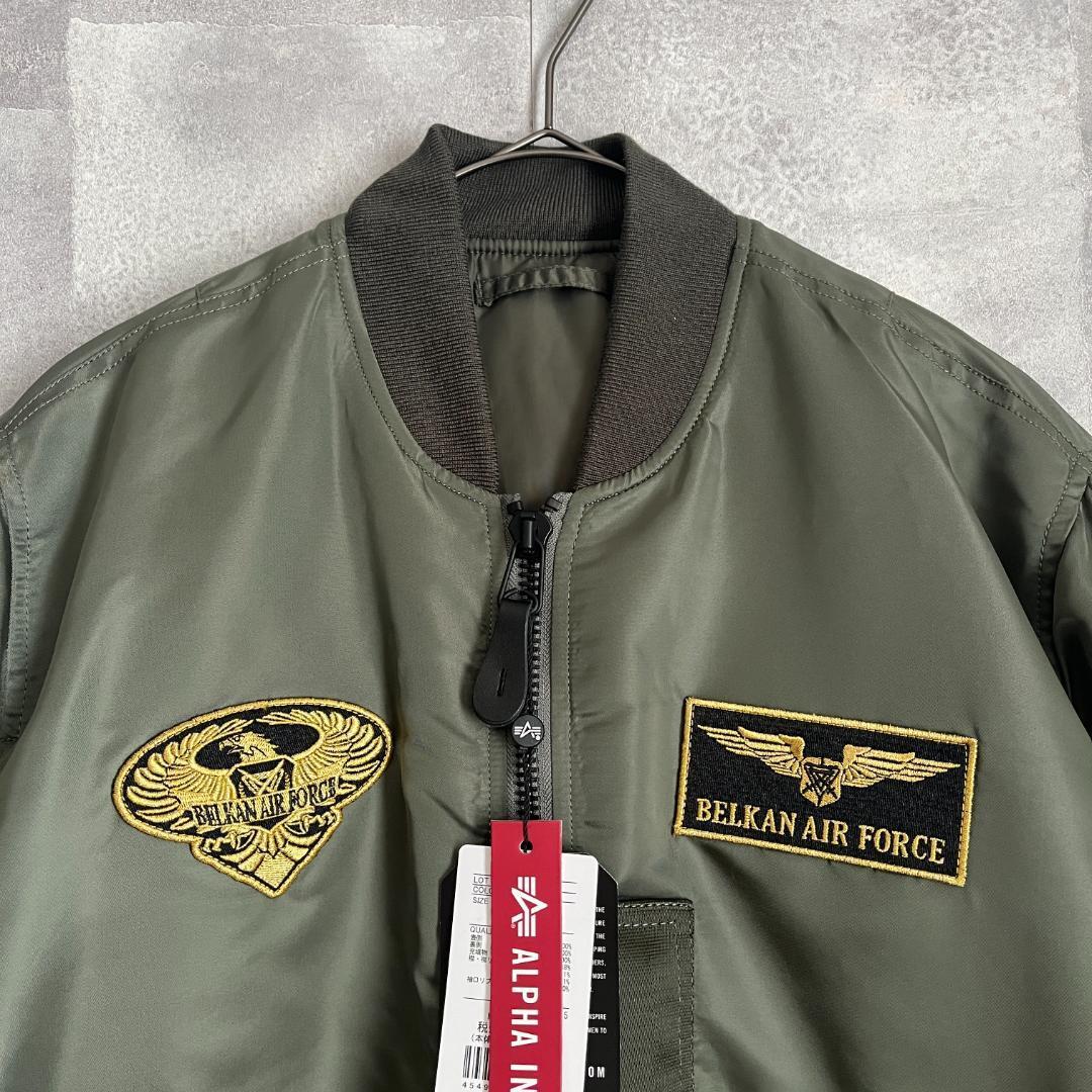 新品タグ付き M ALPHA INDUSTRIES×ACECOMBAT「MA-1 BELKAN AIR 新品タグ付き M ALPHA INDUSTRIES×ACECOMBAT「MA-1 BELKAN AIR