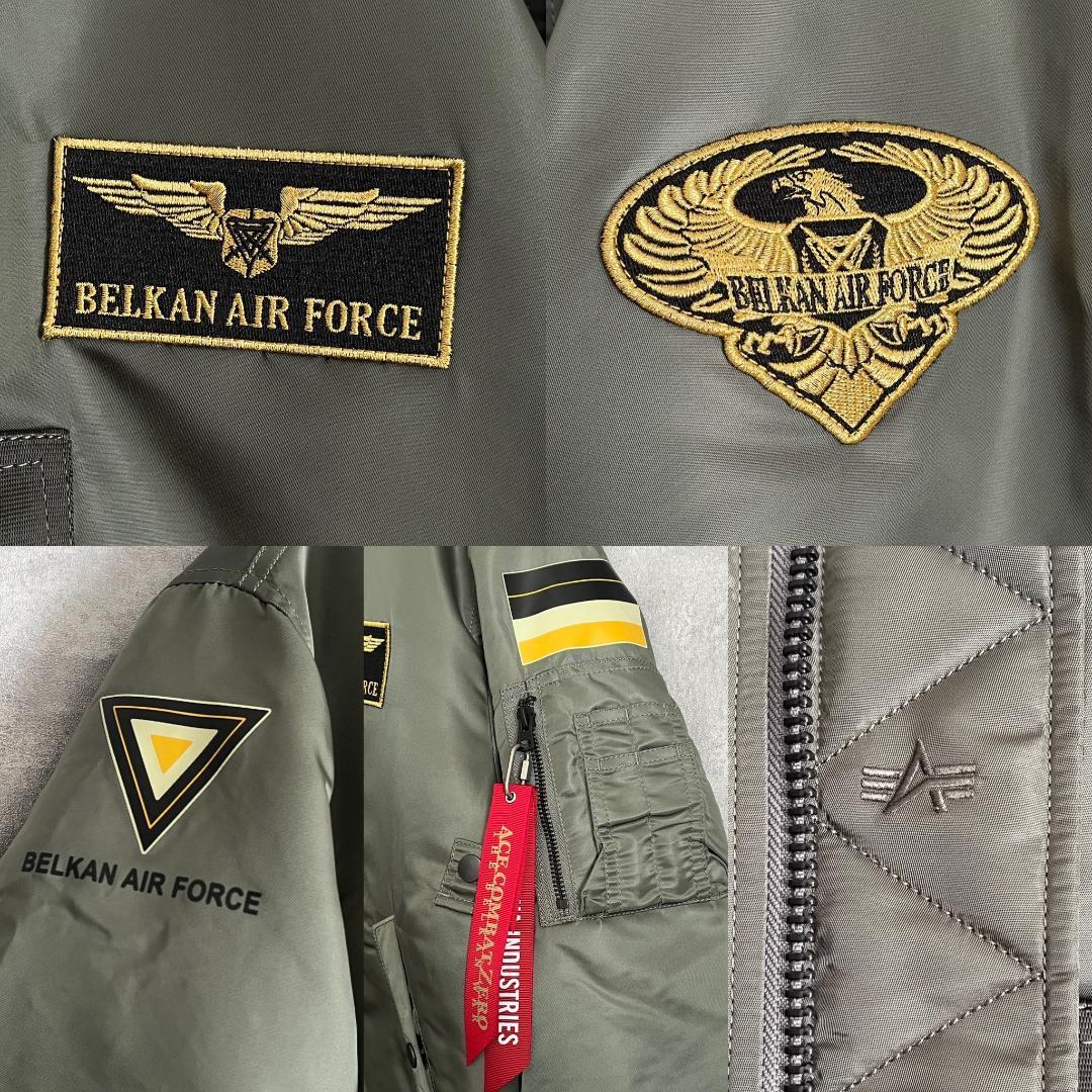 新品タグ付き M ALPHA INDUSTRIES×ACECOMBAT「MA-1 BELKAN AIR 新品タグ付き M ALPHA INDUSTRIES×ACECOMBAT「MA-1 BELKAN AIR