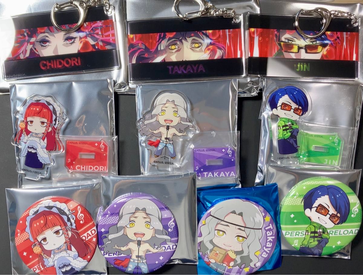 P3R ペルソナ3リロード アクリルスタンド・アクリルキーホルダー P3R ペルソナ3リロード アクリルスタンド・アクリルキーホルダー