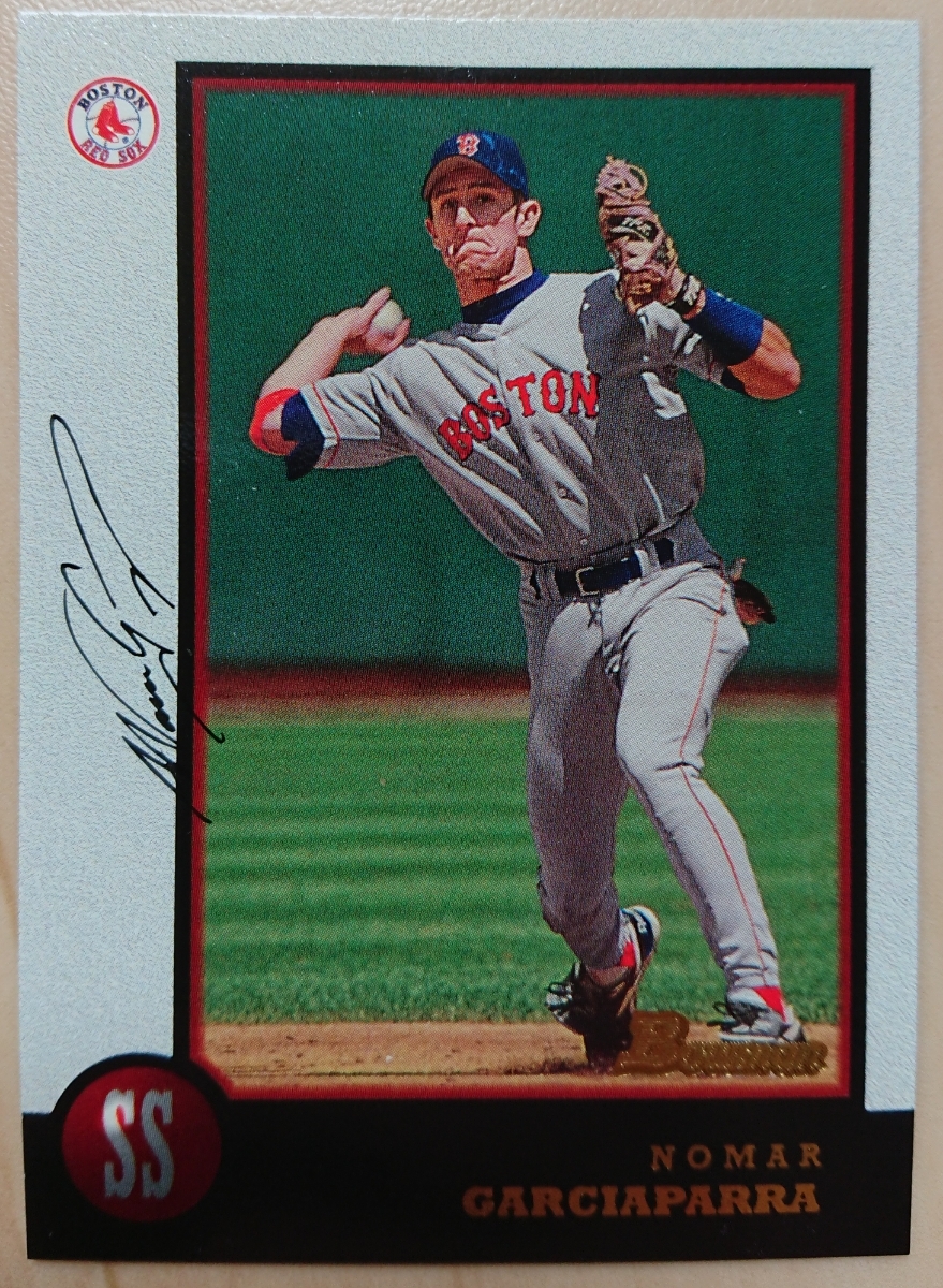 ★NOMAR GARCIAPARRA BOWMAN 1998 #1 MLB ノマー ガルシアパーラ BOSTON RED SOX ボストン レッドソックス_画像1