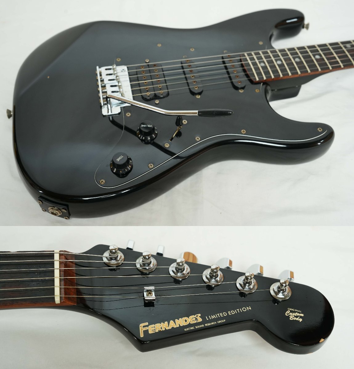 フェルナンデス ストラトキャスター ブラック Yahoo!オークション - FERNANDES FST SSH BLACK ストラト