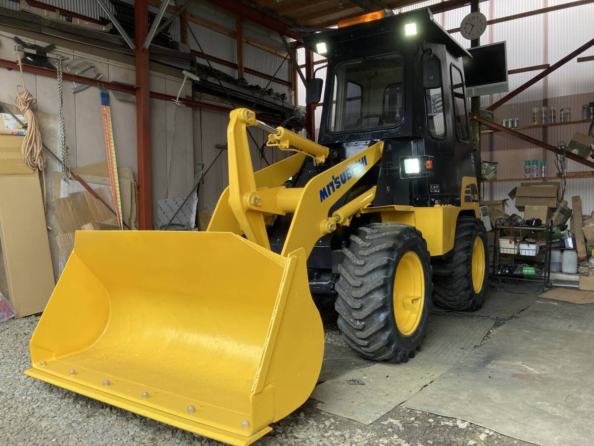三菱WS200Aタイヤショベル除雪ローダー・ボブキャット排雪 三菱WS200Aタイヤショベル除雪ローダー・ボブキャット排雪