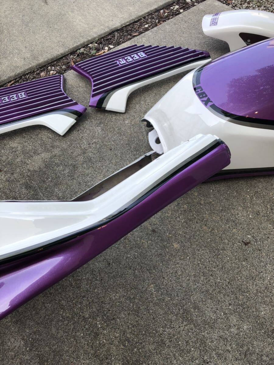 CBX400F 紫白 2型カラー 外装セット 外装一式 純正色替え BEET CBX400F 紫白 2型カラー 外装セット 外装一式 純正色替え BEET